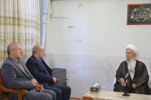 تصاویر / دیدار وزیر کشور با آیت‌الله العظمی مکارم شیرازی