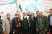 حضور ائمه جمعه شهرستان‌های همدان با لباس سپاه در نماز جمعه + عکس