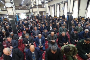 تصاویر/ اقامه نمازجمعه شهرستان چهاربرج