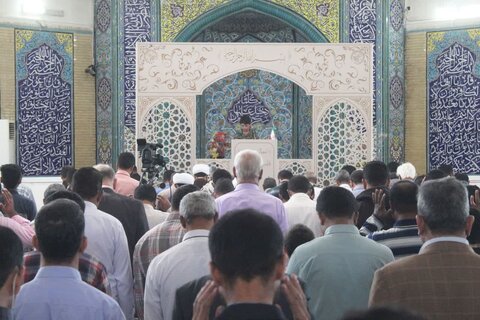 تصاویر/  اقامه نماز عبادی سیاسی جمعه در شهرستان جاسک