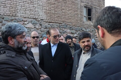 تصاویر/ بازدید رئیس کل دادگستری آذربایجان‌غربی از مناطق زلزله زده خوی