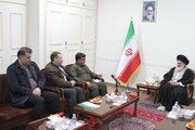 تصاویر / دیدار رئیس سازمان حفاظت محیط زیست با آیت‌الله حسینی بوشهری