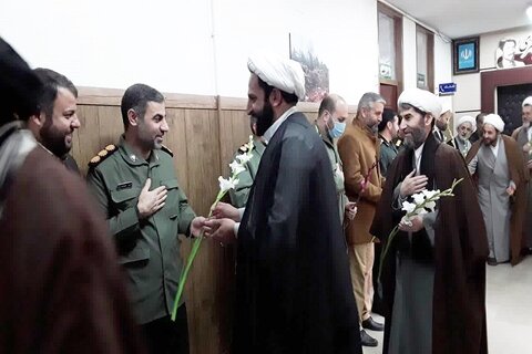 تصاویر/ حضور مسئولان در فرماندهی سپاه حضرت نبی اکرم(ص) کرمانشاه در محکومیت اقدام پارلمان اروپا