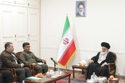 Ayat. Hosseini Bushehri Meets with Head of Iran’s Department of Environment