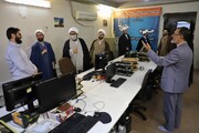 Qazvin Seminary Director Visits Hawzah News Headquarters