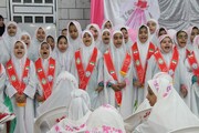 تصاویر/ جشن تکلیف دختران شهر چغادک