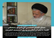 ممثل الإمام الخامنئي في العراق يستنكر الإساءة للقرآن الکریم وحرق المصحف الشریف
