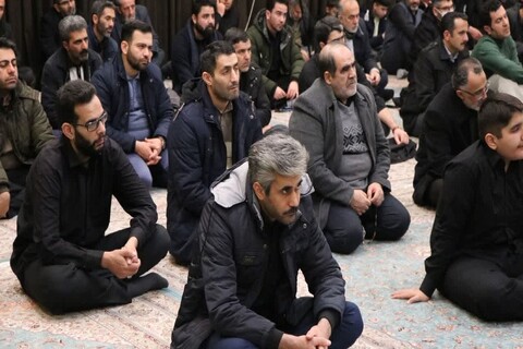 تصاویر/ مراسم عزاداری شب شهادت امام هادی در مسجد جنرال ارومیه
