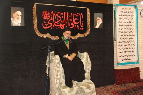 تصاویر/ برگزاری مراسم عزاداری شهادت امام هادی (ع) از سوی دفتر امام جمعه قزوین
