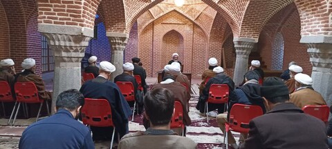 تصاویر/ مراسم شهادت امام هادی(ع) در مدرسه علمیه طالبی تبریز