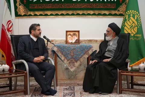 دیدار وزیر فرهنگ و ارشاد اسلامی با آیت الله سعیدی