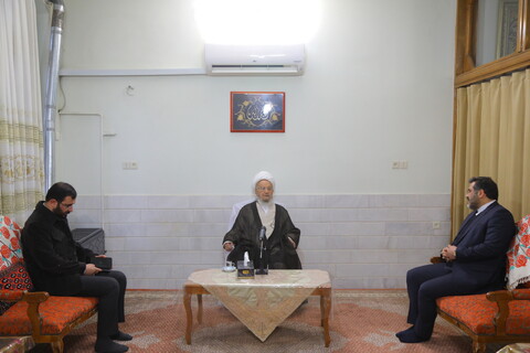 تصاویر/ دیدار وزیر فرهنگ و ارشاد اسلامی با آیت الله العظمی مکارم شیرازی