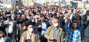 فیلم| راهپیمایی مردم دیر در محکومیت اهانت به قرآن