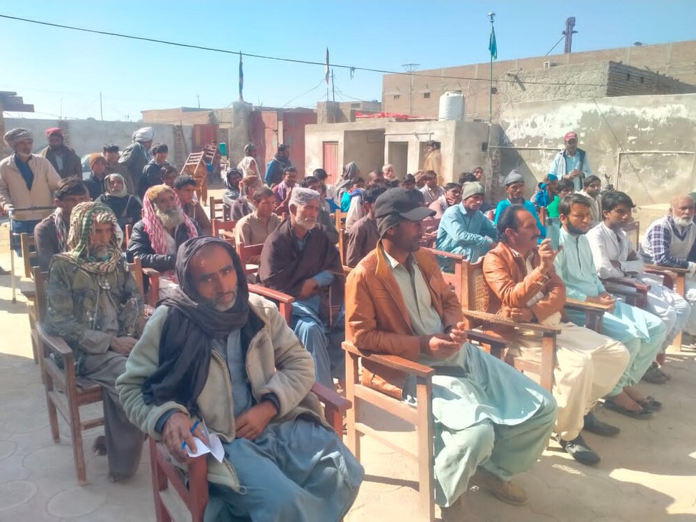 جیکب آباد میں متاثرین سیلاب کے مکانات کی تعمیر کی پہلی قسط تقسیم