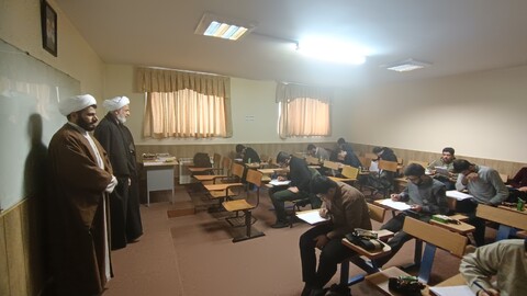 تصاویر/ حضور ۱۶۰ نفر از طلاب آذربایجان شرقی در المپیاد علمی استانی طلاب