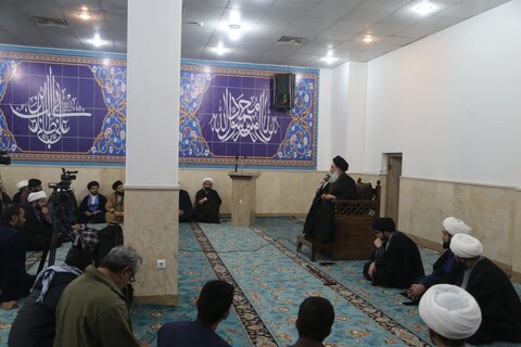 تصاویر/ نشست روحانیون و مبلغین مدارس علمیه اهواز