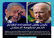 تصمیم/ بايدن يعلن استعداده لتقديم الدعم لحكومة الاحتلال