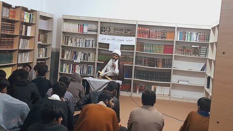 تصاویر/ برگزاری اختتامیه جشنواره کانون های علمی در  مدرسه علمیه حضرت امیر المومنین(ع)  سندرک