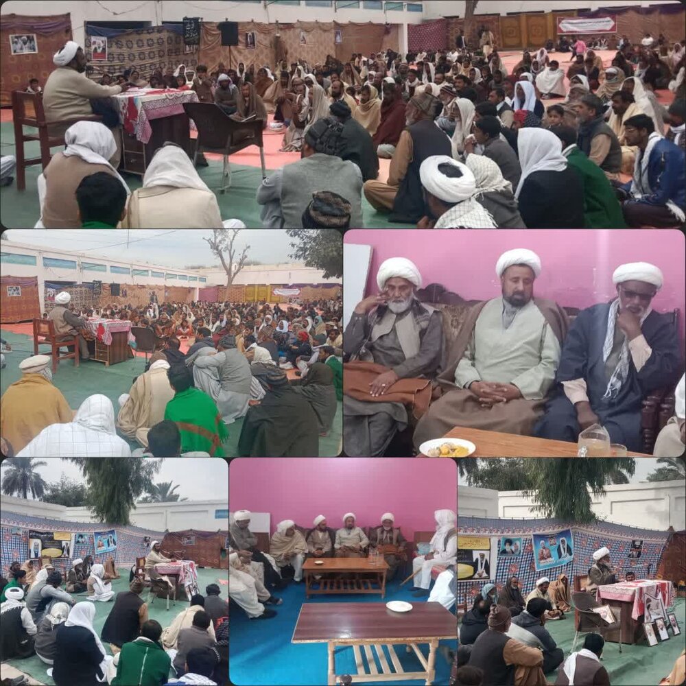 ڈی آئی خان میں مرحوم علامہ غلام حسن نجفی جاڑا کے چہلم کا انعقاد