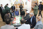 تصاویر/ تجدید میثاق مسئولان چغادک با روحانی شهیدِِ پرچمدار انقلاب بوشهر