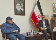 لداخ کے سیاسی لیڈر قمر علی آخون کی ایران کے سفیر ڈاکٹر ایراج الھی سے ملاقات