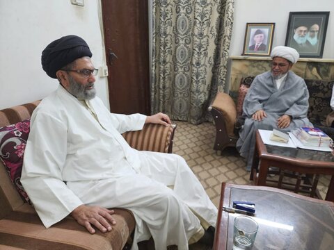 قائد ملت جعفریہ پاکستان سے شیعہ علماء کونسل پاکستان کے مرکزی سیکرٹری جنرل کی ملاقات