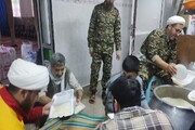فیلم| استقرار موکب  حسینیه ثارالله ارومیه در مناطق زلزله زده