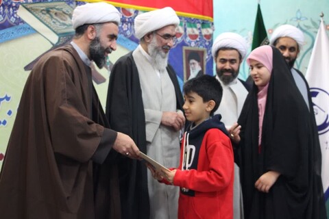 اختتامیه پنجمین جشنواره قرآن و عترت ویژه خانواده و فرزندان طلاب