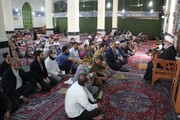 تصاویر/ امام جمعه بوشهر در جمع معتکفین