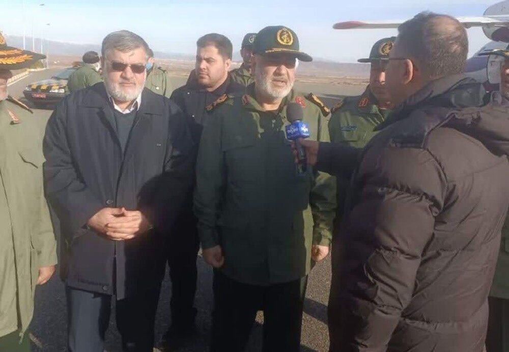 سردار سلامی وارد خوی شد