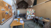 غرفه کتابخانه های عمومی استان در قدیمی ترین پایگاه اعتکاف قم دایر شد