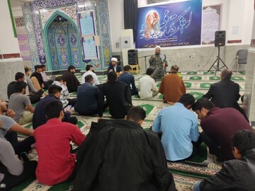 تصاویر/ مراسم عزاداری وفات حضرت زینب (س) در مدرسه علمیه حاجی آباد