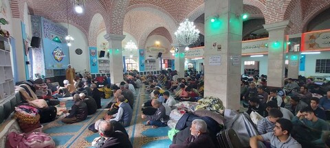 تصاویر/ مراسم اعتکاف در مسجد بقیة الله ارومیه