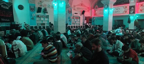 تصاویر/ مراسم اعتکاف در مسجد بقیة الله ارومیه