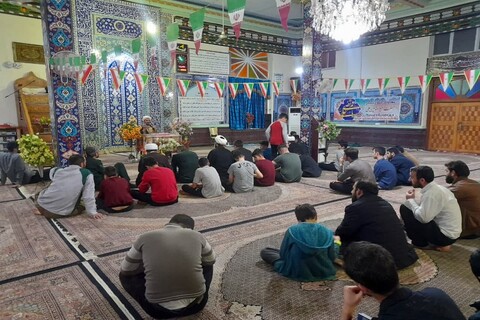تصاویر/ مراسم معنوی اعتکاف در شهرستان پارس آباد