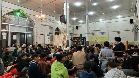 حضور نماینده ولی فقیه خوزستان در جمع معتکفین