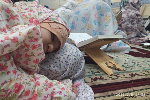 تصاویر/ پایان سه روز اعتکاف دانش آموزان دختر ارومیه