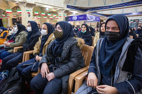 تصاویر / همایش استانی دختران انقلاب از سوی دفتر نماینده ولی فقیه در استان قزوین