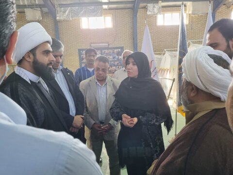 تصاویر/ بازدید امام جمعه سیریک از گروه جهادی پزشکی موسسه خیریه عترت بوتراب