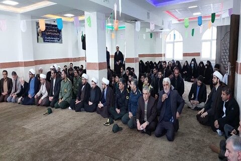 حجت الاسلام صادق ایرانی درآئین افتتاح ساختمان جدید مدرسه علمیه امیرالمومنین(ع) شهرستان صحنه