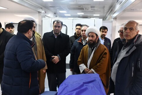 تصاویر/ افتتاح بیمارستان سیار احسان در مناطق زلزله زده خوی
