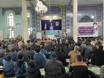 تصاویر/ اقامه نماز جمعه بیله سوار