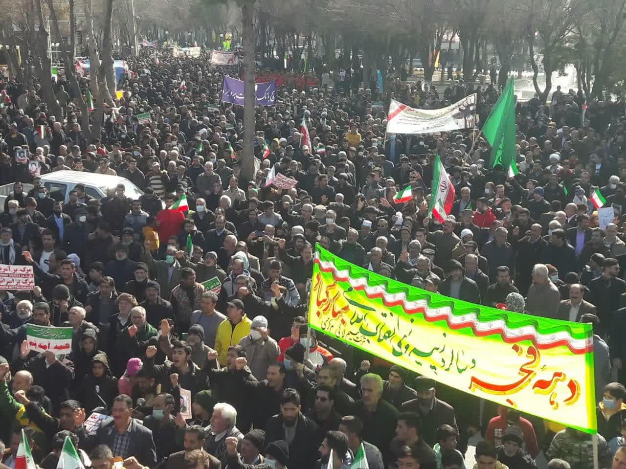 تصاویر/  راهپیمایی ۲۲ بهمن ۱۴۰۱ بروجرد