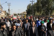 فیلم | راهپیمایی باشکوه مردم باغملک و صیدون در یوم الله ۲۲ بهمن
