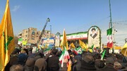کلیپ | گوشه‌ای از جشن بزرگ انقلاب اسلامی در تبریز