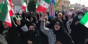 فیلم/حضور پرشور بانوان بوشهری در راهپیمایی ۲۲ بهمن