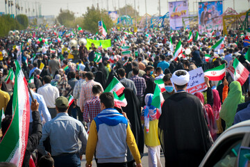 تصاویر/ راهپیمایی ۲۲ بهمن ۱۴۰۱ بندرعباس