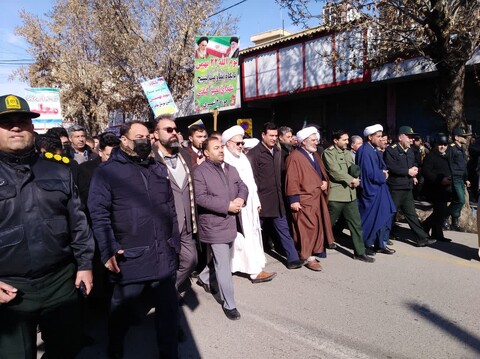 تصاویر/ خروش مردم میاندوآب در ۲۲ بهمن