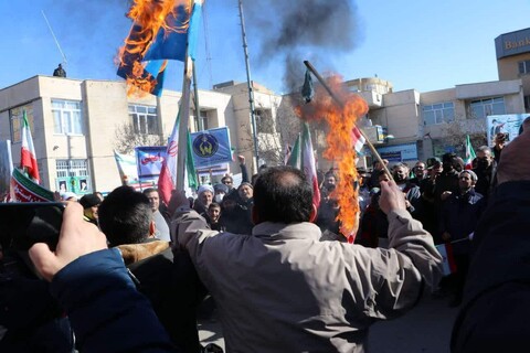 عکس/ راهپیمایی مردم بوکان در ۲۲ بهمن