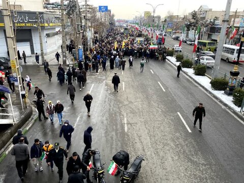 ساوجبلاغ/ راهپیمایی ۲۲ بهمن